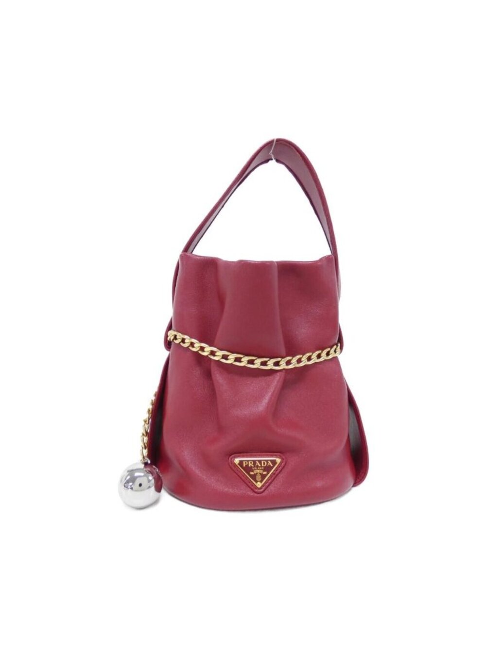 Prada Bag Handbag Gold